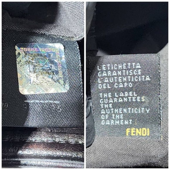 Authentic FENDI Zucca Small Chef Shopping Tote Bag Tobacco Moro Brown - Picture 6 of 14